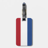 Nederlandse vlag bagagelabel (Achterkant verticaal)