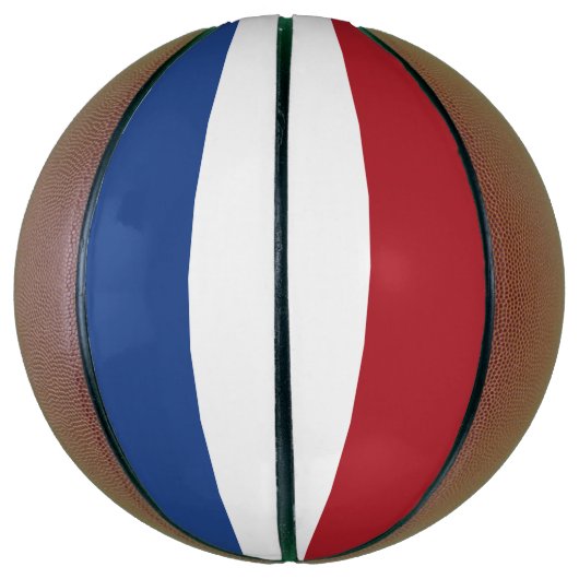 Nederlandse vlag basketbal (Verticaal)