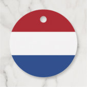 Nederlandse vlag bedankjes labels (Achterkant)