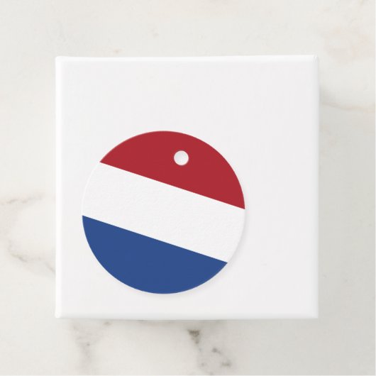 Nederlandse vlag bedankjes labels (In situ)