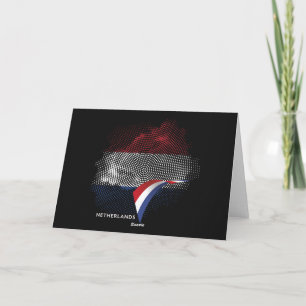Nederlandse vlag bedankkaart