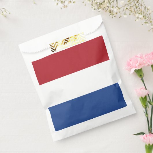 Nederlandse vlag bedankzakje (Gezegeld)
