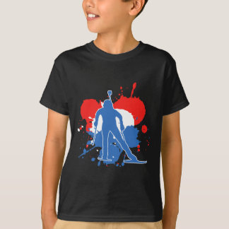 Nederlandse vlag Biathlonist - Nederlandse Biathlo T-shirt