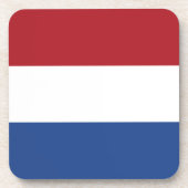 Nederlandse vlag bier onderzetter (Voorkant)