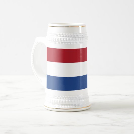 Nederlandse vlag bierpul (Voorkant links)
