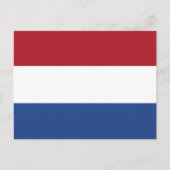 Nederlandse vlag briefkaart (Voorkant)