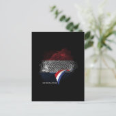 Nederlandse vlag briefkaart (Staand voorkant)
