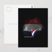 Nederlandse vlag briefkaart (Voorkant / Achterkant)