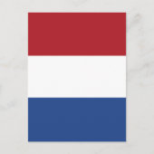 Nederlandse vlag briefkaart (Voorkant)