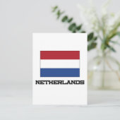 Nederlandse vlag briefkaart (Staand voorkant)