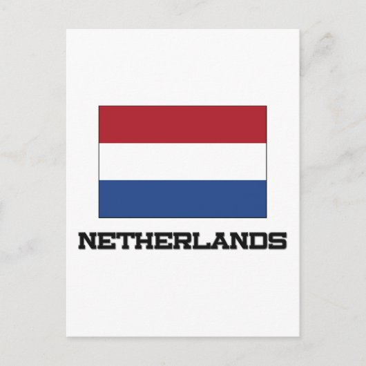 Nederlandse vlag briefkaart (Voorkant)
