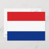 Nederlandse vlag briefkaart (Voorkant / Achterkant)