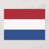 Nederlandse vlag briefkaart (Voorkant)
