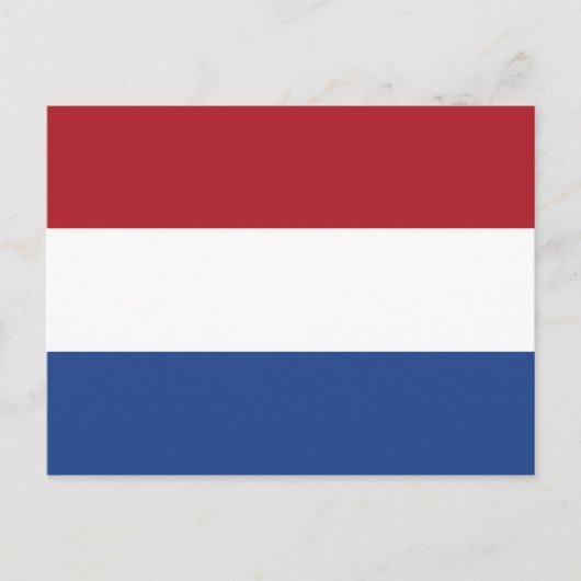 Nederlandse vlag briefkaart (Voorkant)