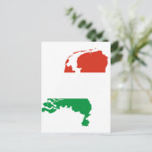Nederlandse vlag briefkaart (Staand voorkant)