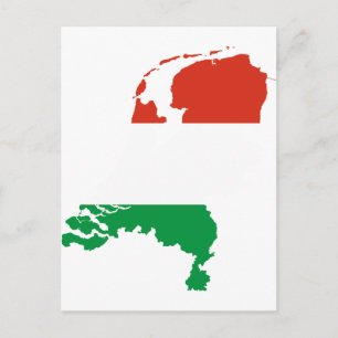 Nederlandse vlag briefkaart