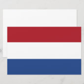 Nederlandse vlag briefpapier (Voorkant / Achterkant)