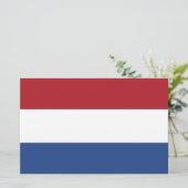 Nederlandse vlag briefpapier (Staand voorkant)