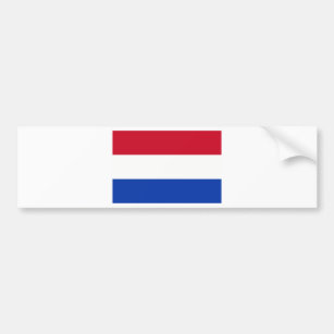 Nederlandse vlag bumpersticker