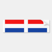 Nederlandse vlag bumpersticker (Voorkant)