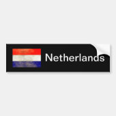 Nederlandse vlag bumpersticker (Voorkant)