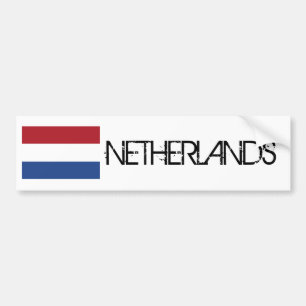 Nederlandse vlag bumpersticker
