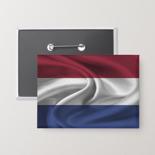 Nederlandse vlag Button (Voorkant / Achterkant)