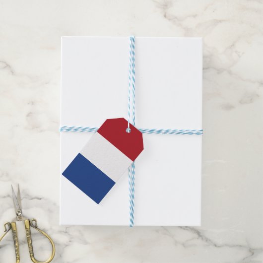 Nederlandse vlag cadeaulabel (Met Touw)