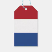 Nederlandse vlag cadeaulabel (Achterkant)