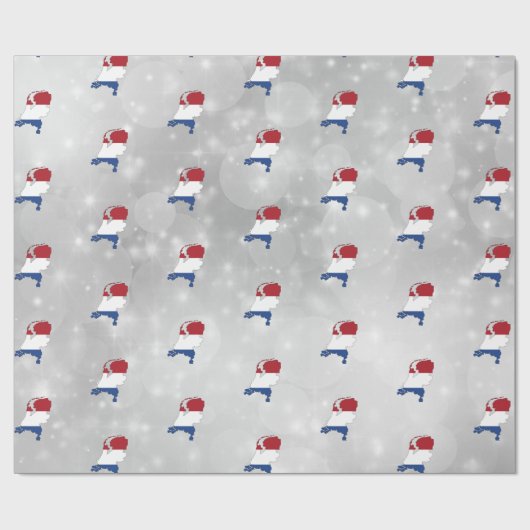 Nederlandse vlag cadeaupapier (Vlak)