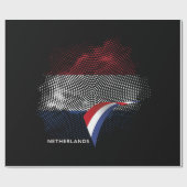 Nederlandse vlag cadeaupapier (Vlak)