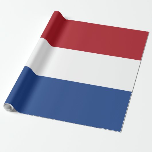 Nederlandse vlag cadeaupapier (Uitgerold)