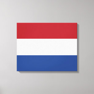 Nederlandse vlag canvas afdruk