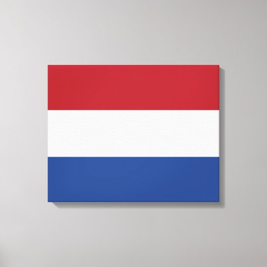 Nederlandse vlag canvas afdruk (Voorkant)