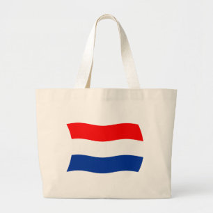 Nederlandse vlag Canvas tas
