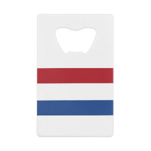 Nederlandse vlag creditkaart flessenopener