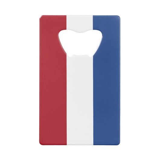 Nederlandse vlag creditkaart flessenopener (Voorkant)
