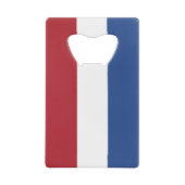 Nederlandse vlag creditkaart flessenopener (Achterkant)