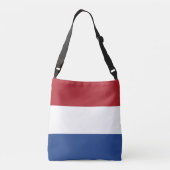 Nederlandse Vlag Crossbody Tas (Achterkant)