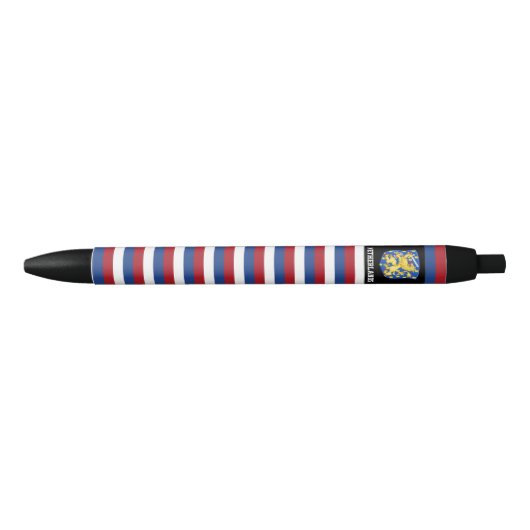 Nederlandse Vlag Cute Patriotic Zwarte Inkt Pen (Voorkant)