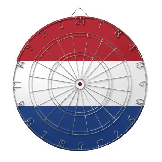 Nederlandse vlag dartbord (Voorkant)