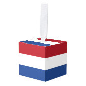Nederlandse vlag decoratie (Voorkant hoekig)
