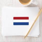 Nederlandse vlag etiket (Insitu)