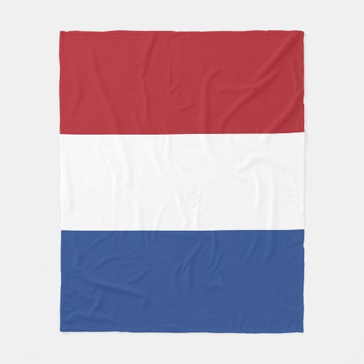Nederlandse vlag fleece deken (Voorkant)