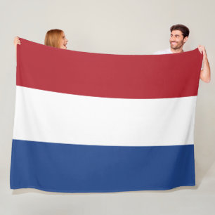 Nederlandse vlag fleece deken