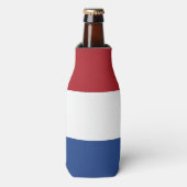 Nederlandse vlag flesjeskoeler (Fles Voorkant)