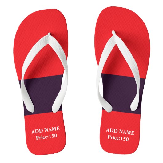 Nederlandse Vlag Flip Flops (Voetbed)