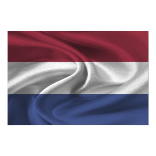 Nederlandse vlag foto afdruk (Voorkant)