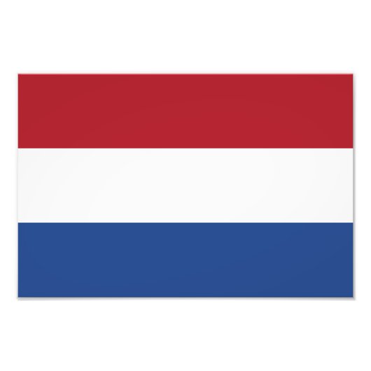 Nederlandse vlag foto afdruk (Voorkant)