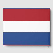 Nederlandse vlag gastenboek (Achterkant)